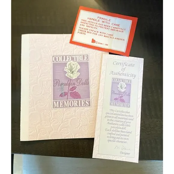 Camelot Rare Collectible Porcelain Hand Painted Sailor Doll with Bear with Stand - Picture 6 of 6